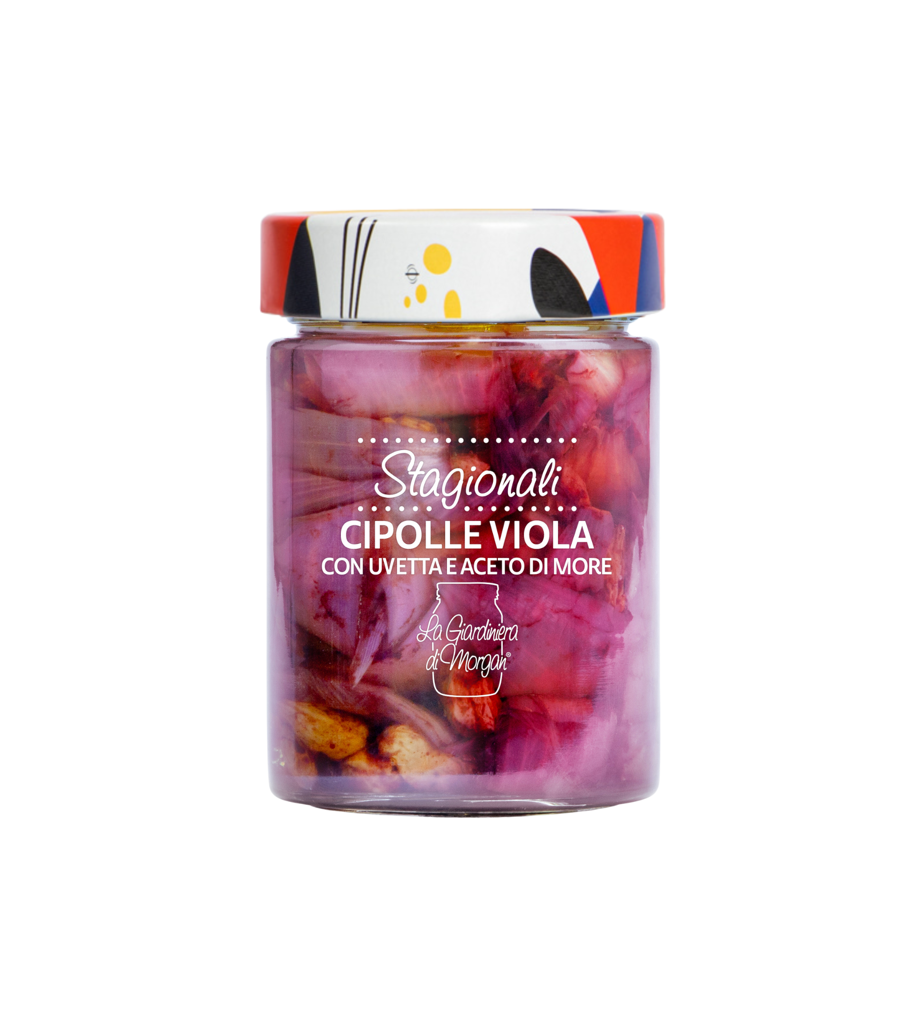 Sweet and sour red onions and capers in oil 310ml