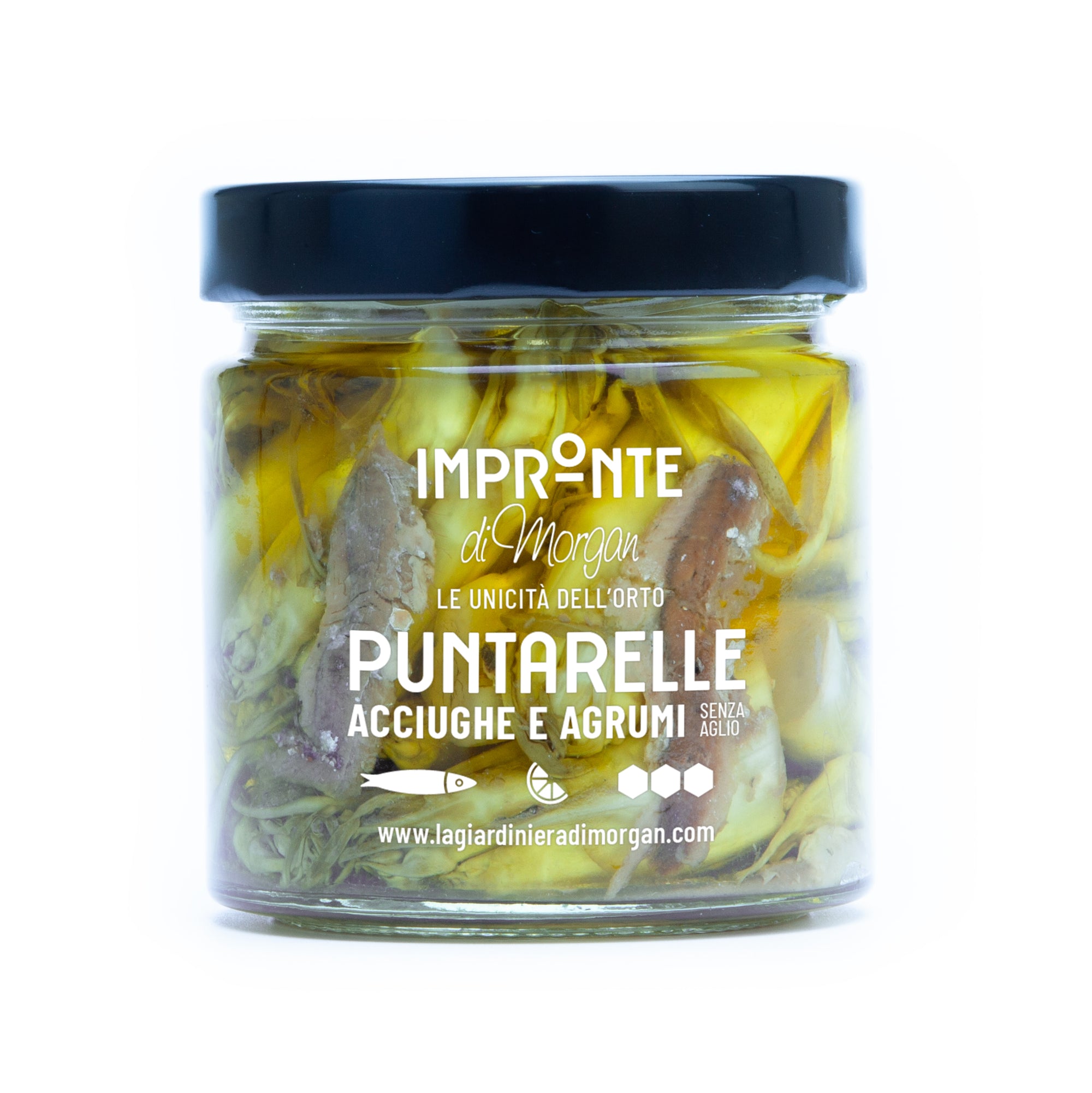 Puntarelle with Anchovies and Citrus Fruits